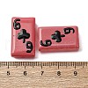 Handmade Lampwork Enamel Beads LAMP-Q045-07-5