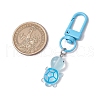 Luminous Transparent Resin Pendant Decorations HJEW-JM03093-4