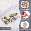  DIY Hollow Earring Making Kit DIY-TA0005-55-4
