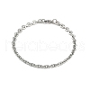 201 Stainless Steel Cuba Style Chian Bracelet for Men BJEW-B138-06P-03-4