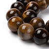 Natural Tiger Eye Round Bead Strands G-R200-14mm-3