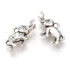 Tibetan Style Alloy Pendants X-TIBEP-T002-37AS-RS-1