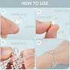 SOFPLATE 400Pcs 4 Colors Zinc Alloy Lobster Claw Clasps FIND-SP0001-35-6