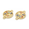 Alloy Enamel Connector Charms FIND-H039-18G-A-2