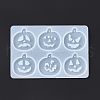 Halloween Pumpkin Silicone Pendant Molds DIY-E055-23-3