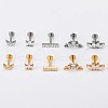 G23 Titanium Micro Pave Clear Cubic Zirconia Threadless Labrets WGF680D-07-2