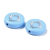 Opaque Acrylic Beads OACR-G016-07E-3