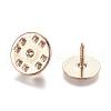 Brass Badge Lapel Pin Back Butterfly Clutches KK-Z003-01LG-3