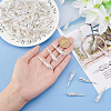 HOBBIESAY 200Pcs Iron Bead Caps IFIN-HY0001-06S-3