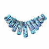 Synthetic Gemstone Beads Strands G-S326-003B-1