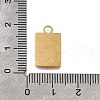 304 Stainless Steel Pendants STAS-F318-09A-G-3
