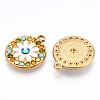 304 Stainless Steel Rhinestone Pendants STAS-T064-52-2