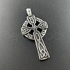 Stainless Steel Viking Cross Pendant Necklaces Vintage Punk Personalized Jewelry DA3214-2
