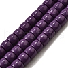 Natural Lepidolite/Purple Mica Stone Beads Strands G-F791-B01-2