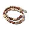 Natural Aqua Terra Jasper Beads Strands G-L624-F03-14x10mm-3