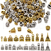 Tibetan Style Alloy Tube Bails TIBE-TA0001-17-8