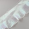 Gradient Color Organza Pleated Ribbon OCOR-WH0079-27-1