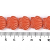 Synthetic Coral Dyed Carved Beads Strands CORA-K009-05B-02-4
