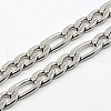 Tarnish Resistant Figaro Chain Necklace for Men NJEW-F027-03-7mm-2