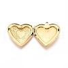 304 Stainless Steel Locket Pendants STAS-N111-08G-3