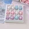 Rainbow Color Acrylic Beads OACR-I011-08-1