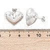 Brass Stud Earrings EJEW-Q015-18P-5