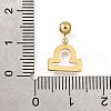 304 Stainless Steel Pendants STAS-H202-01G-04-3