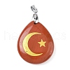 Natural Mixed Gemstone Pendants G-F786-09E-2