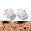 Tricolor Opaque Resin Cabochons CRES-P029-C02-3