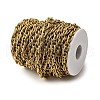 304 Stainless Steel Textured knot Link Chains CHS-C018-07G-2
