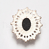 Alloy Cabochons X-PALLOY-T066-12-3