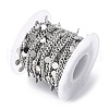 304 Stainless Steel Curb Chains CHS-G041-02P-05-3
