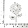 304 Stainless Steel Big Pendants STAS-Z132-01P-3