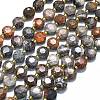 Natural Fossil Coral Beads Strands G-C116-A132-01-2
