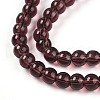 Transparent Glass Beads Strands GLAA-T032-T4mm-19-3