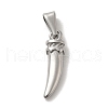 Non-Tarnish 304 Stainless Steel Pendants STAS-B053-31P-1