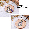2Pcs 2 Style Alloy Magnetic Locket Pendants PALLOY-TA0002-35M-9