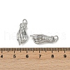 Brass Micro Pave Cubic Zirconia Pendants KK-C093-01D-P-3