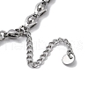 Non-Tarnish 304 Stainless Steel Link Chain Necklaces NJEW-Q340-06P-3