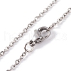 Non-Tarnish 304 Stainless Steel Necklaces NJEW-Q338-01P-4