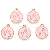 Alloy Enamel Pendants X-ENAM-S124-01A-09E-2
