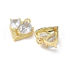 Brass Micro Pave Cubic Zirconia Pendants KK-Q068-60G-2