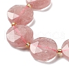 Natural Strawberry Quartz Beads Strands G-C116-A166-03-4