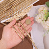 Rectangle Plastic Beaded Trimming DIY-WH0656-36B-3