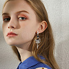 Beebeecraft 20Pcs Brass Ear Stud Findings KK-BBC0016-20-6