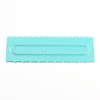 Plastic Baking Edge Dough Scraper and Cutter Pastry Spatulas AJEW-P077-10-1