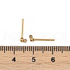Ion Plating(IP) 304 Stainless Steel Stud Earring Findings STAS-F227-18F-G01-3