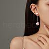 Stainless Steel Dangle Stud Earrings WX9463-4