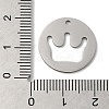 Non-Tarnish 201 Stainless Steel Pendants STAS-E206-02P-06-3