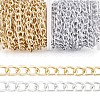 Aluminium Twisted Curb Chains CHA-TA0001-04-3